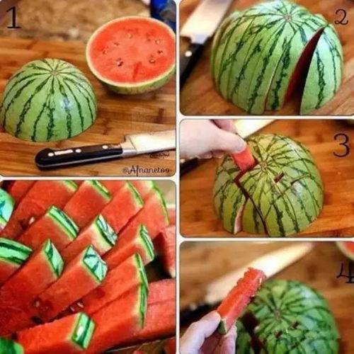 吃瓜刮瓜皮视频,跟着视频学刮瓜皮新技能